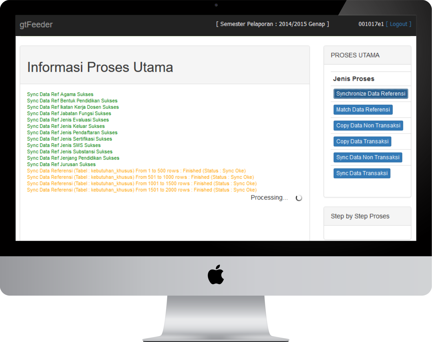 eFeeder Sistem Informasi Feeder DIKTI