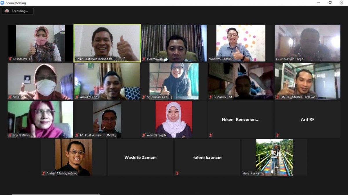 Paparan eSPMI di Universitas Sains Al- Qur’an Jawa Tengah