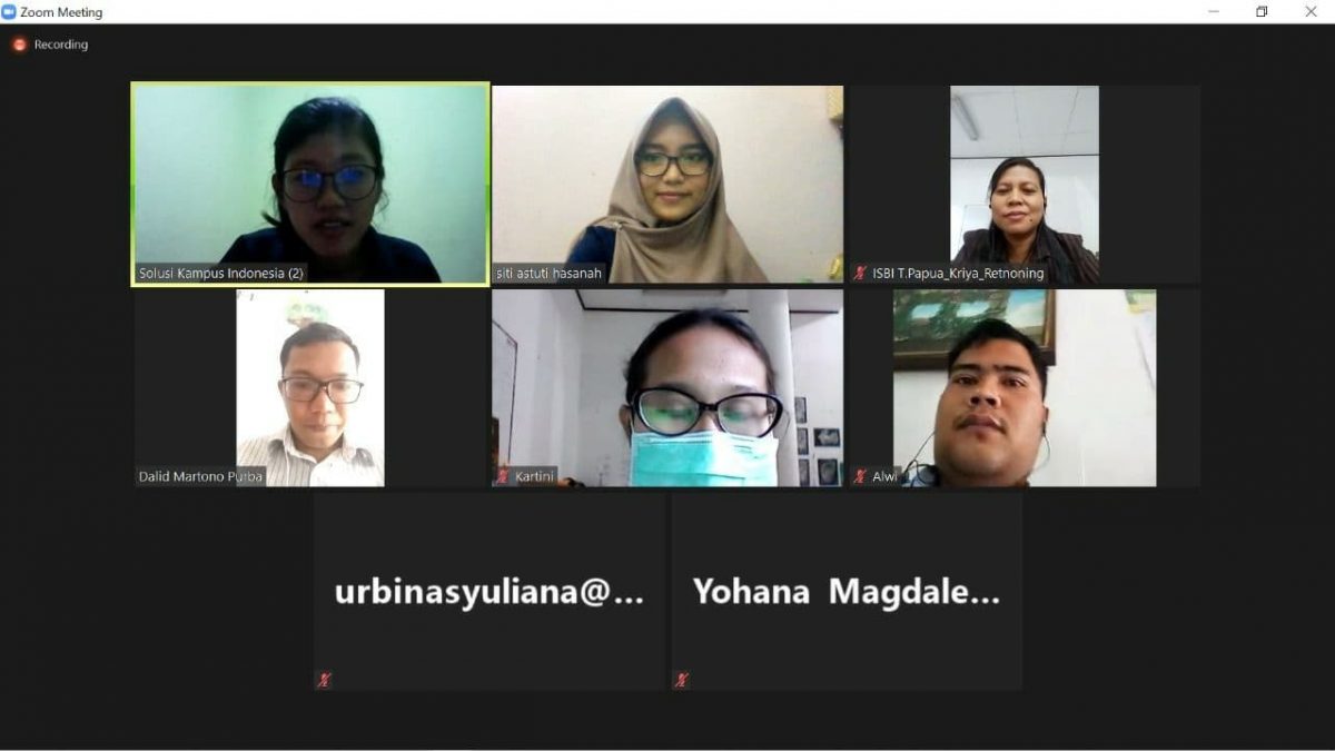 Training Aplikasi Akademik di ISBI Tanah Papua