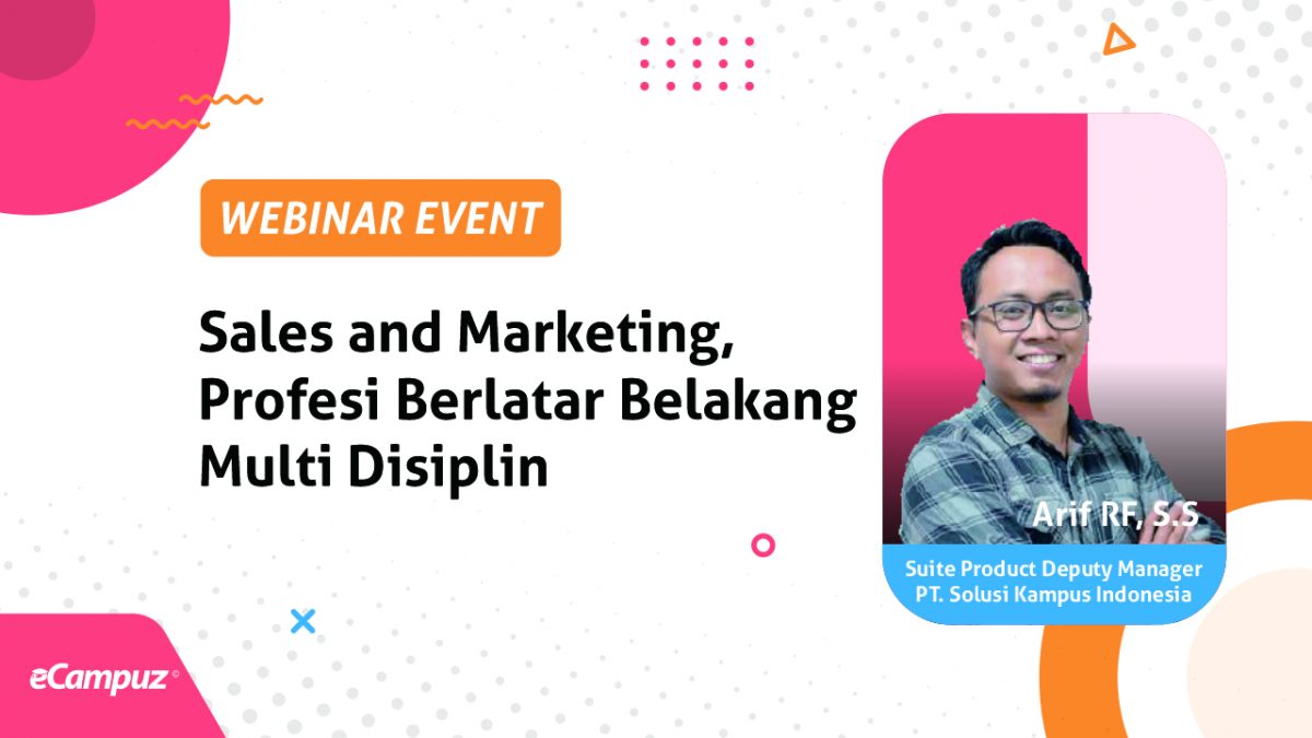 Webinar Series 18 Sales & Marketing, Profesi Berlatar Belakang Multi Disiplin