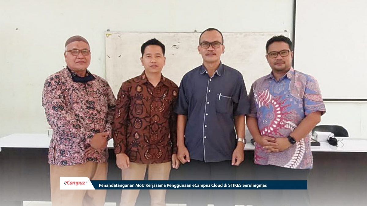 Penandatanganan MoU Kerjasama Penggunaan eCampuz Cloud di STIKES Serulingmas Cilacap