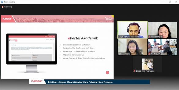 pelatihan penggunaan ecampuz cloud AIP Nusra