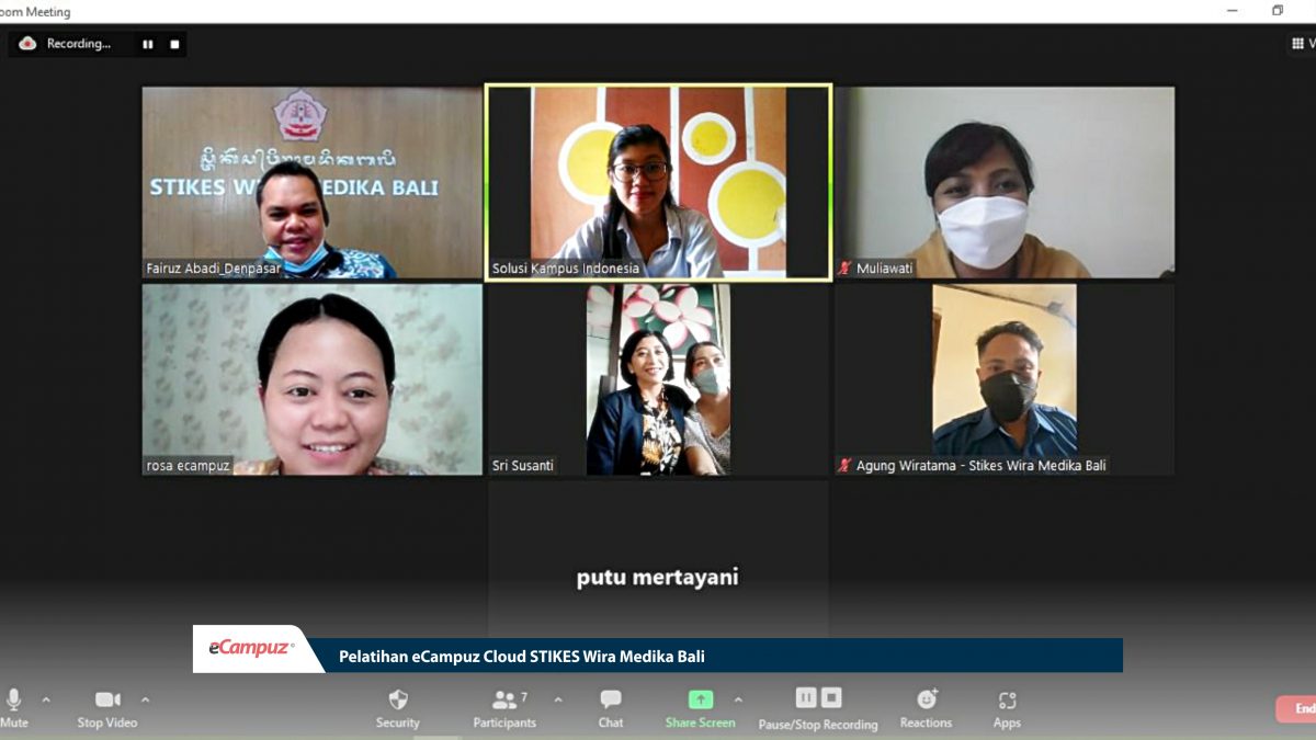 Pelatihan eCampuz Cloud STIKES Wira Medika Bali