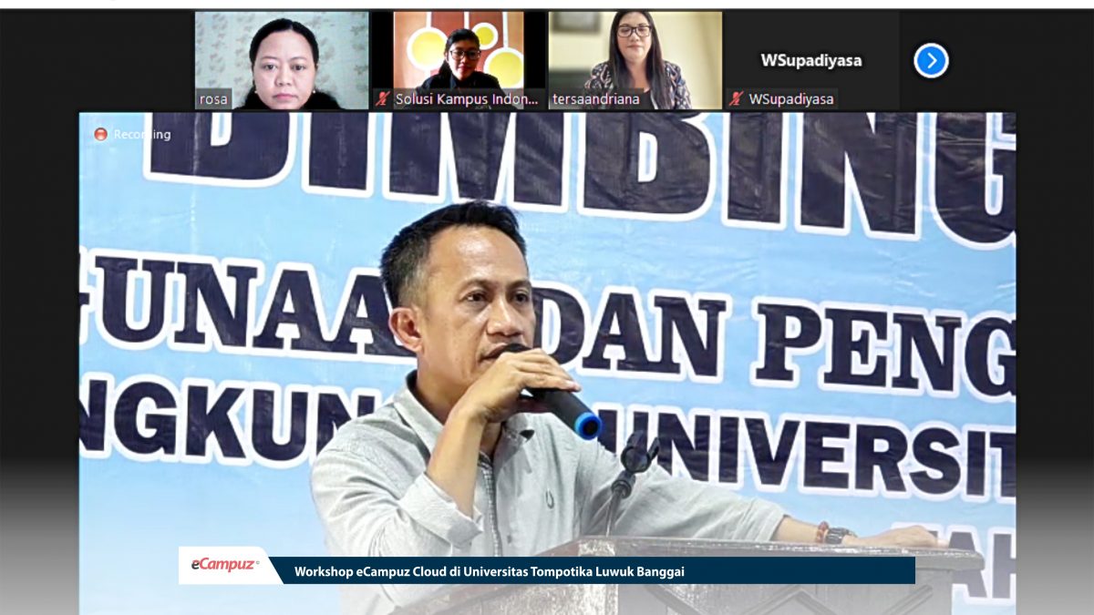 Workshop eCampuz Cloud di Universitas Tompotika Luwuk Banggai