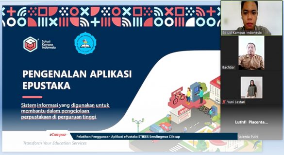 pelatihan aplikasi epustaka stikes serulingmas cilacap