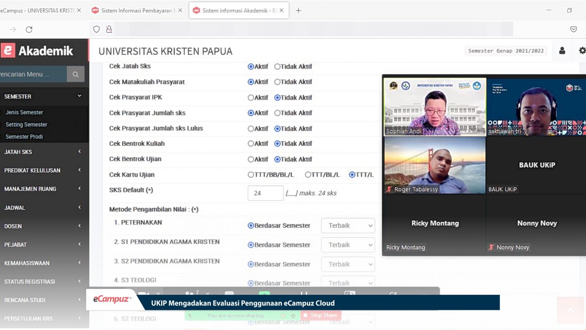 UKIP Mengadakan Evaluasi Penggunaan eCampuz Cloud