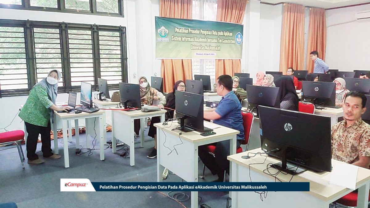 Pelatihan Prosedur Pengisian Data Pada Aplikasi eAkademik Universitas Malikussaleh