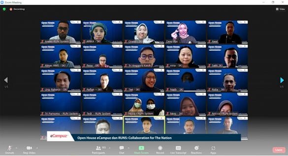 Open House eCampuz dan RUNS: Collaboration for The Nation