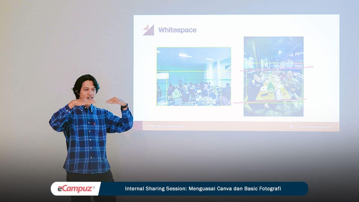 eCampuz Squad Mengikuti Internal Sharing Session: Menguasai Canva dan Basic Fotografi dengan Smartphone