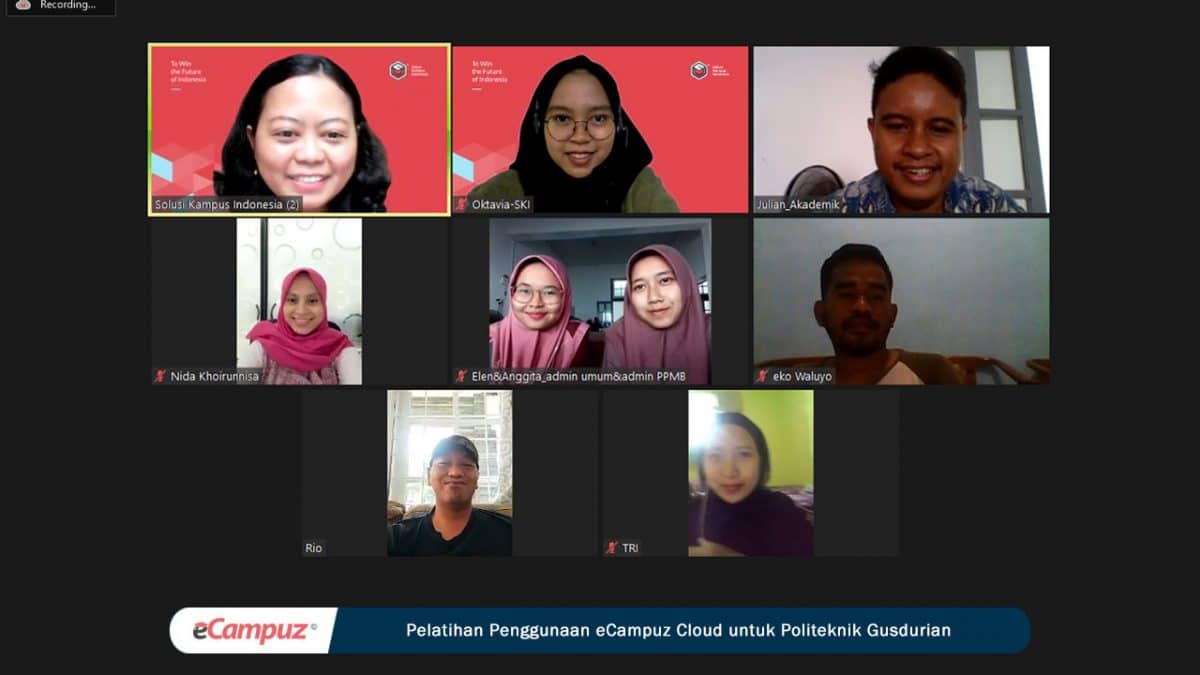 Pelatihan Penggunaan eCampuz Cloud Politeknik Gusdurian