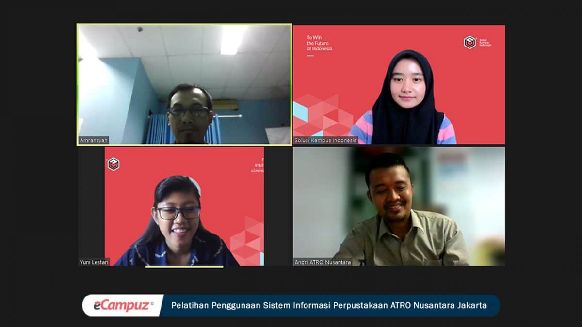 Pelatihan Penggunaan Sistem Informasi Perpustakaan ATRO Nusantara Jakarta