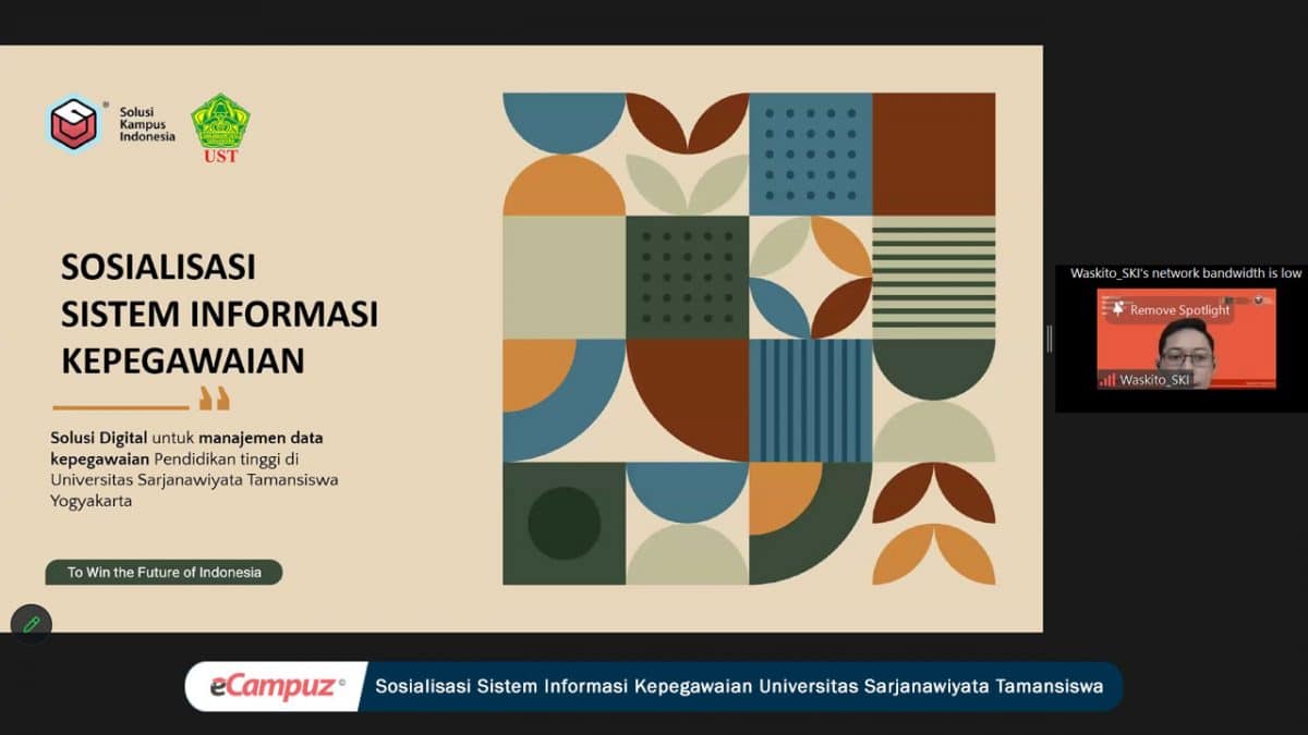 Universitas Sarjanawiyata Tamansiswa (UST) Meluncurkan Aplikasi eSDM untuk Pengelolaan Administrasi Pegawai