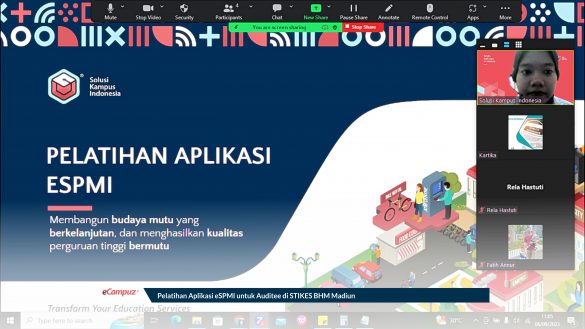 Pelatihan Aplikasi eSPMI untuk Auditee di STIKES BHM Madiun
