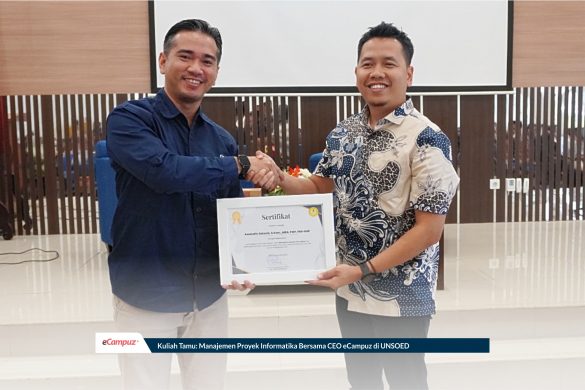 Kuliah Tamu: Manajemen Proyek Informatika Bersama CEO eCampuz di UNSOED