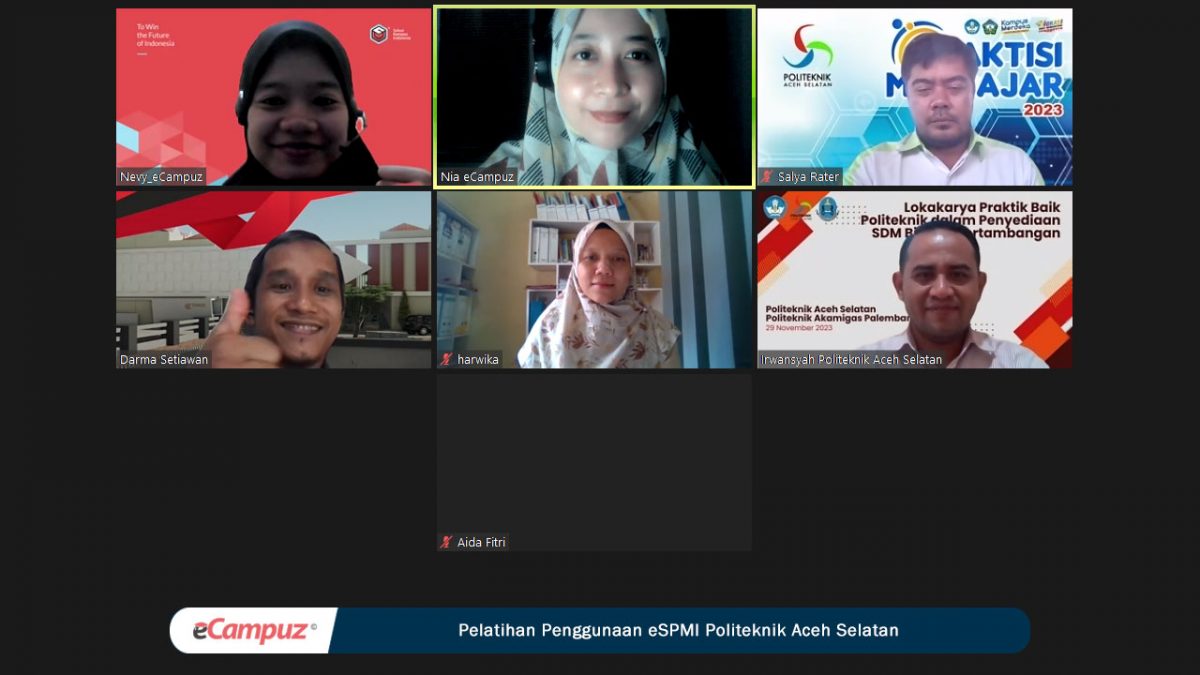Pelatihan Penggunaan eSPMI untuk Politeknik Aceh Selatan