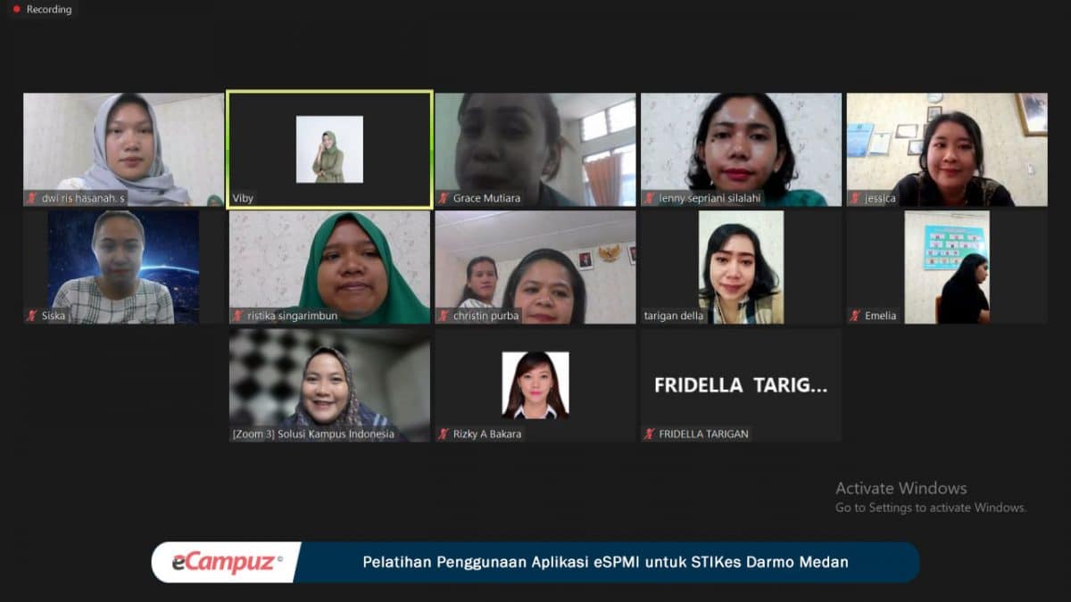 Pelatihan Penggunaan Aplikasi eSPMI untuk STIKes Darmo Medan