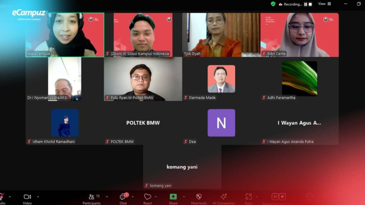 Politeknik Bali Maha Werdhi dan eCampuz Bersinergi Menuju Kampus Digital Modern