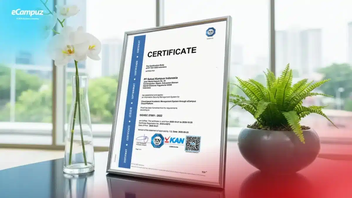 eCampuz Raih Sertifikasi ISO 27001:2022, Tegaskan Komitmen Keamanan Data dan Kepercayaan Pelanggan